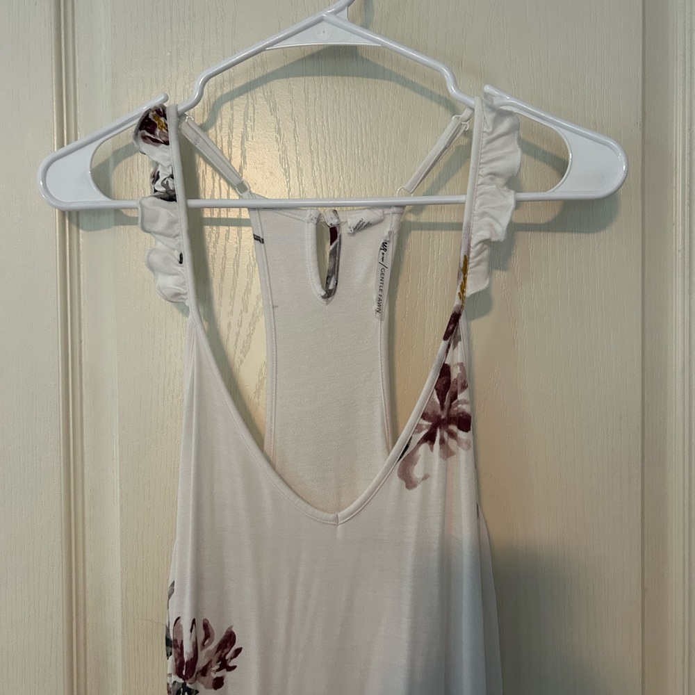 🎉 Host Pick 🎉 Sleep By Priv x Gentle Fawn Floral White Sleeveless Jumpsuit - Picture 2 of 11